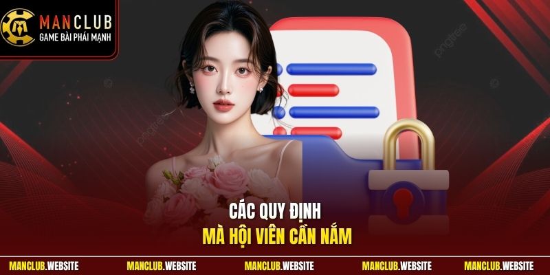 Các quy định mà hội viên cần nắm